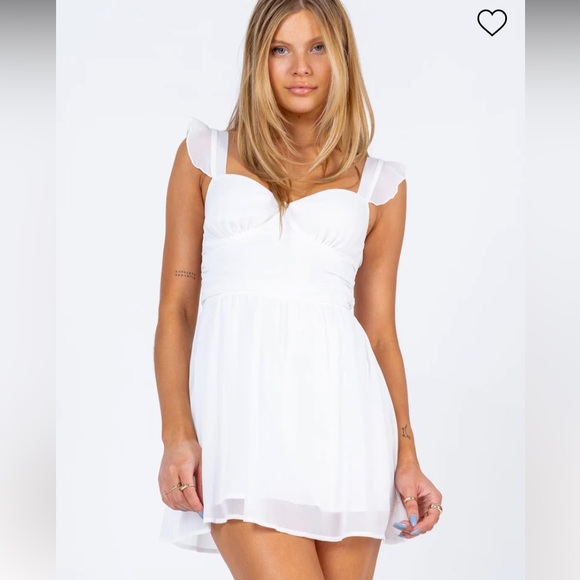 Princess Polly Chiffon Mini Dress - Picture 2 of 14